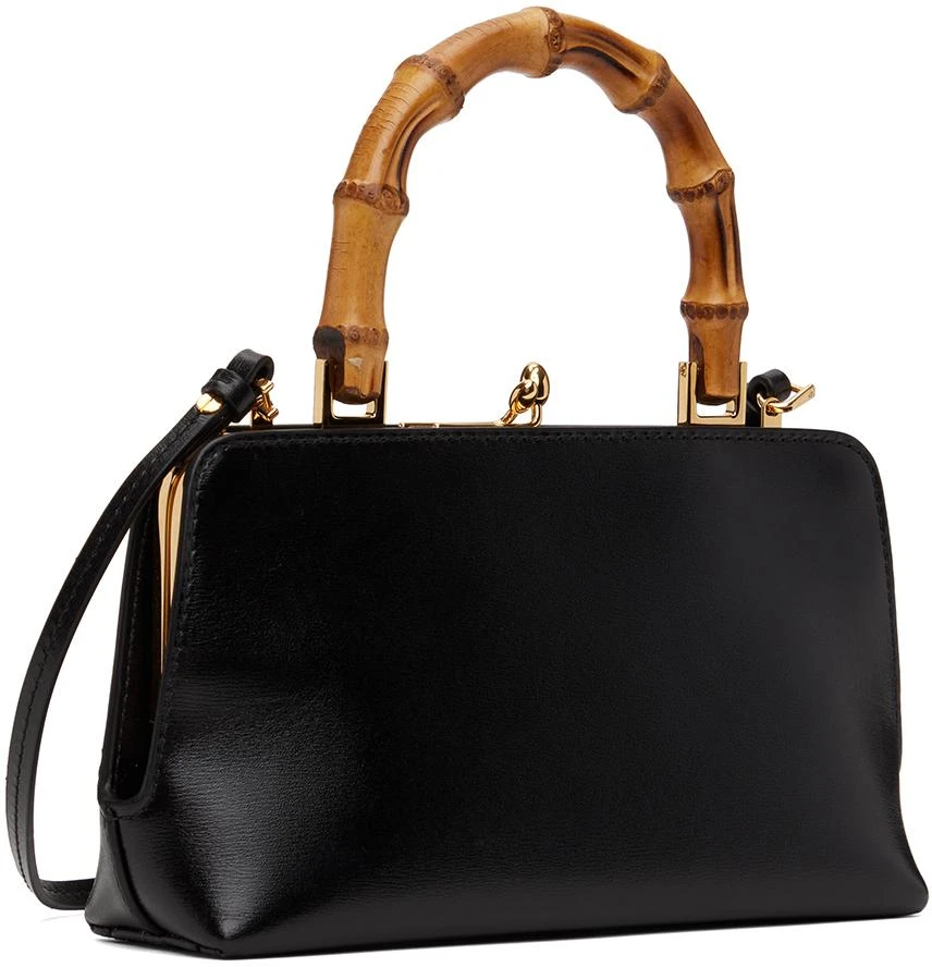 Jil Sander Black Goji Bamboo Mini Top Handle Bag 3