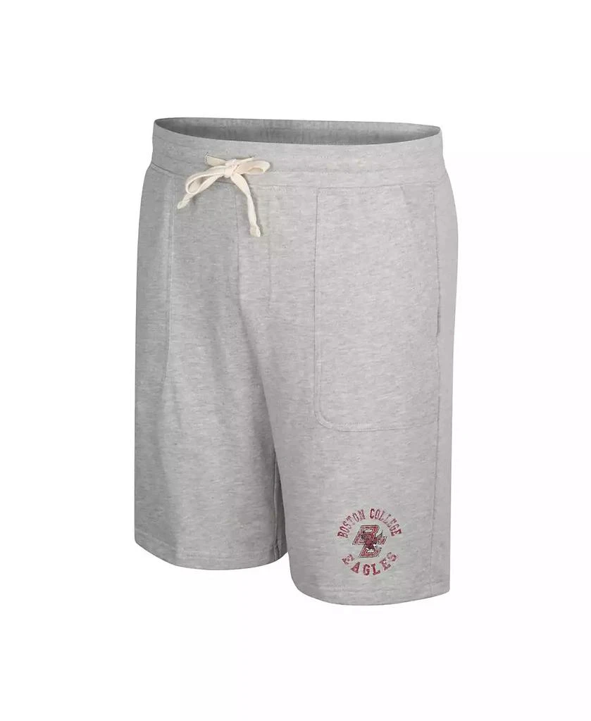 Colosseum Men
s Heather Gray Boston College Eagles Love To Hear This Terry Shorts 2
