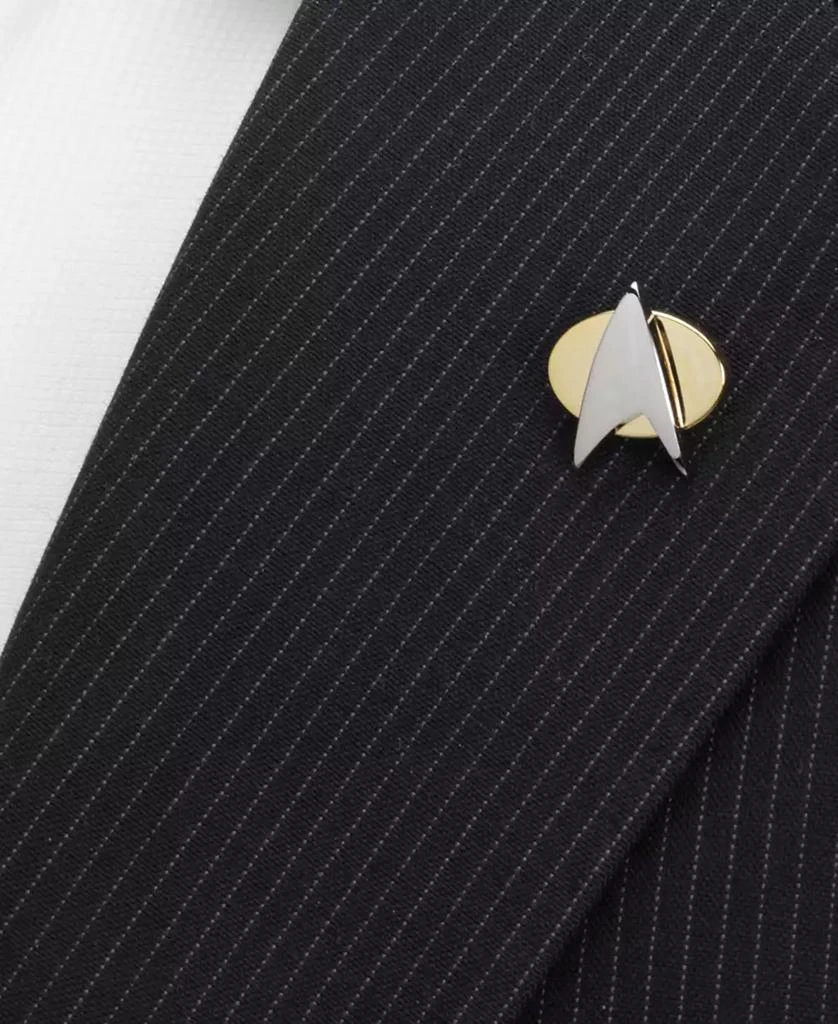 Star Trek Men's Two-tone Delta Shield Lapel Pin 4