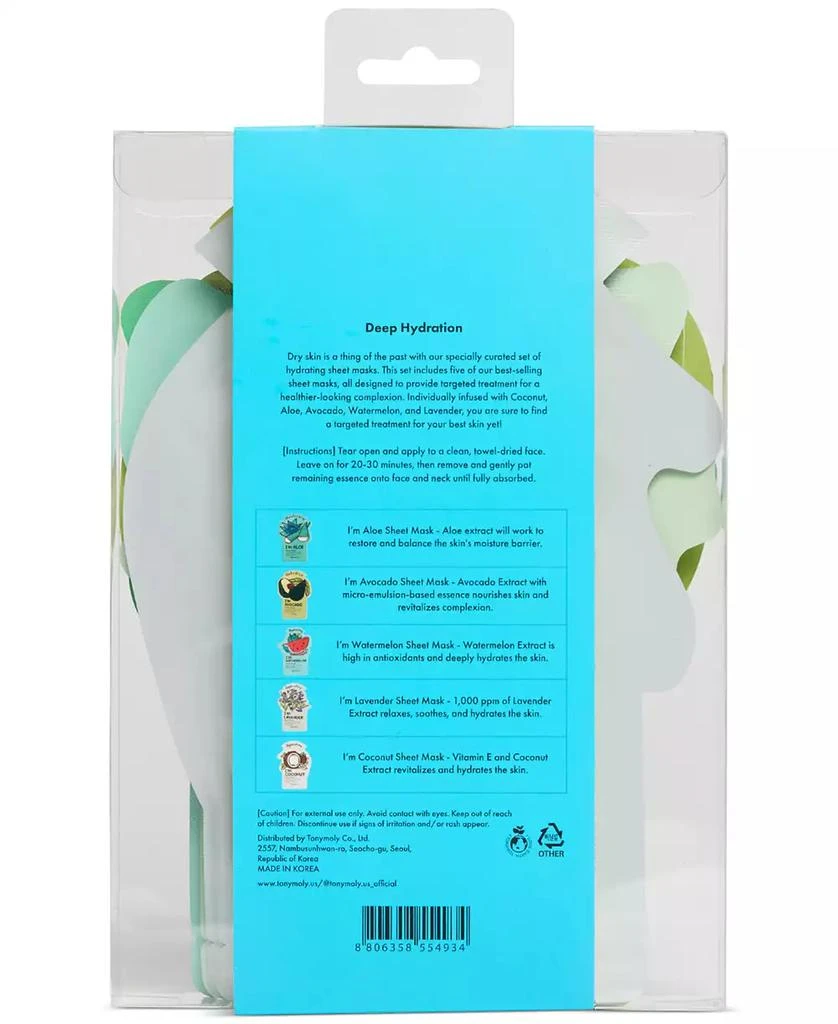 TONYMOLY 5-Pc. Deep Hydration Sheet Mask Set 3