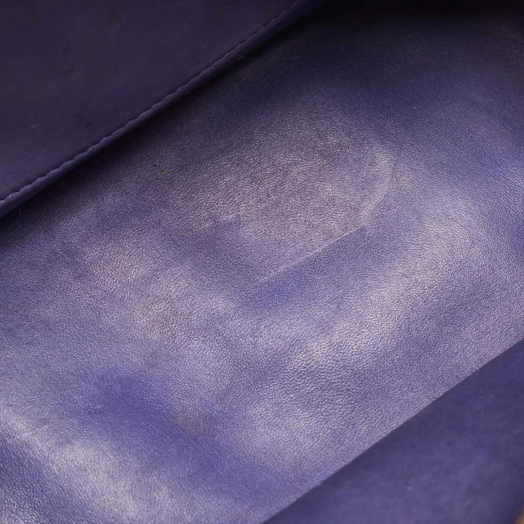 Louis Vuitton Louis Vuitton Purple Ostrich Alma BB Bag 11