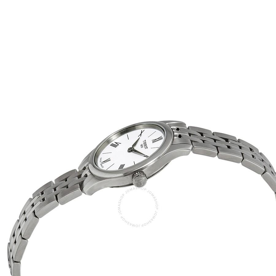 Tissot Tradition Thin White Dial Ladies Watch T0630091101800