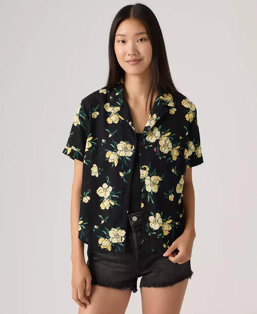 Levi
s Women
s Printed Short-Sleeve Camp Shirt 2