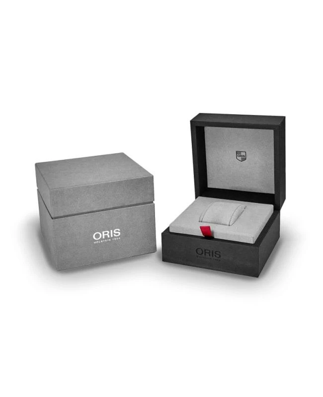 Oris Oris Big Crown Bronze Pointer Date Automatic Red Dial Brown Leather Strap Men's Watch 01 754 7741 3168-07 5 20 58BR 4