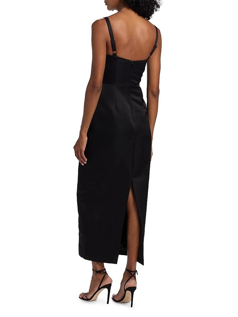 Toccin Solene Bustier Sculpted Midi-Dress 5