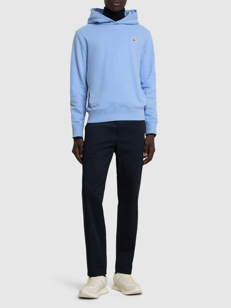 Moncler Logo Patch Cotton Hoodie 1