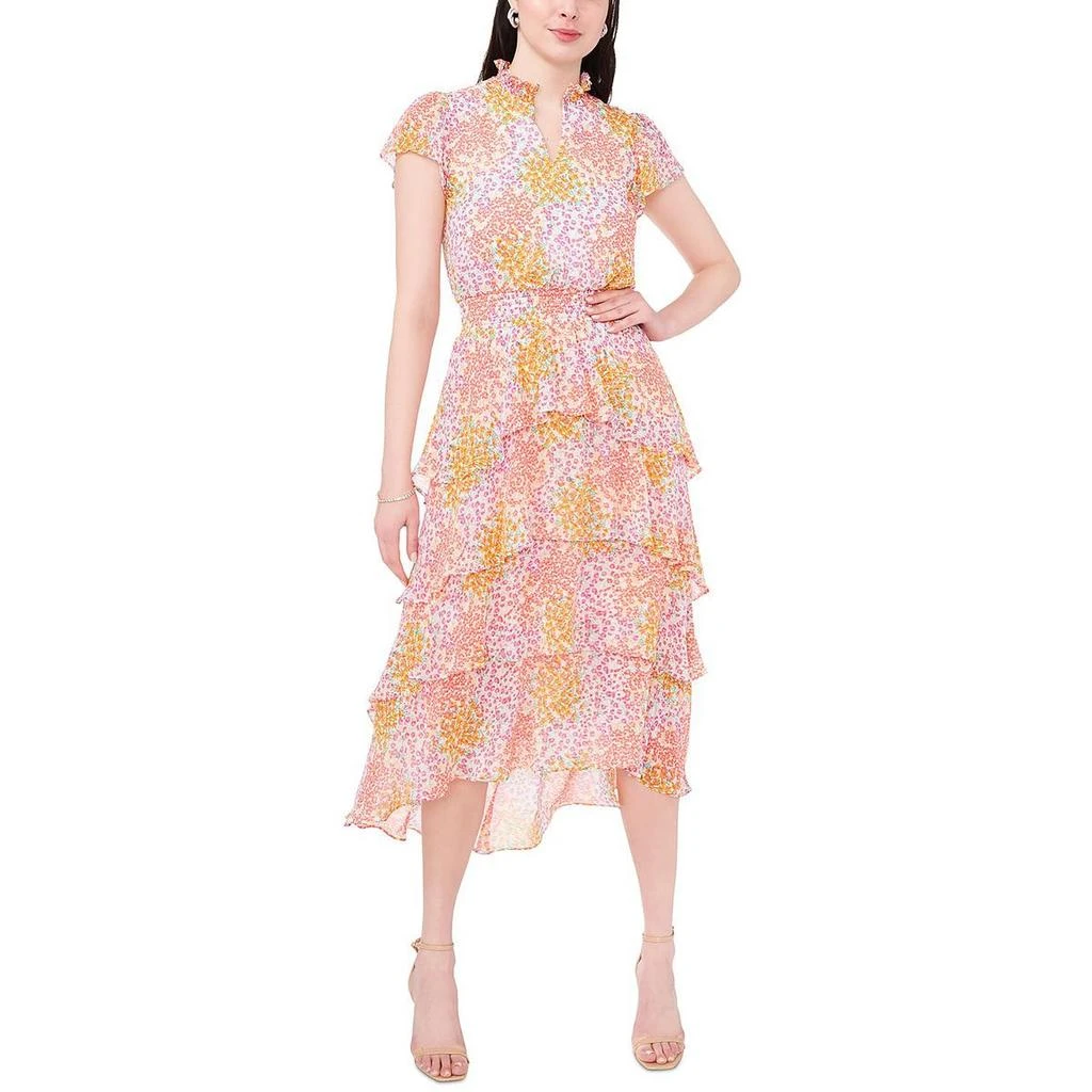 Sam & Jess Womens Floral Print Long Maxi Dress 3