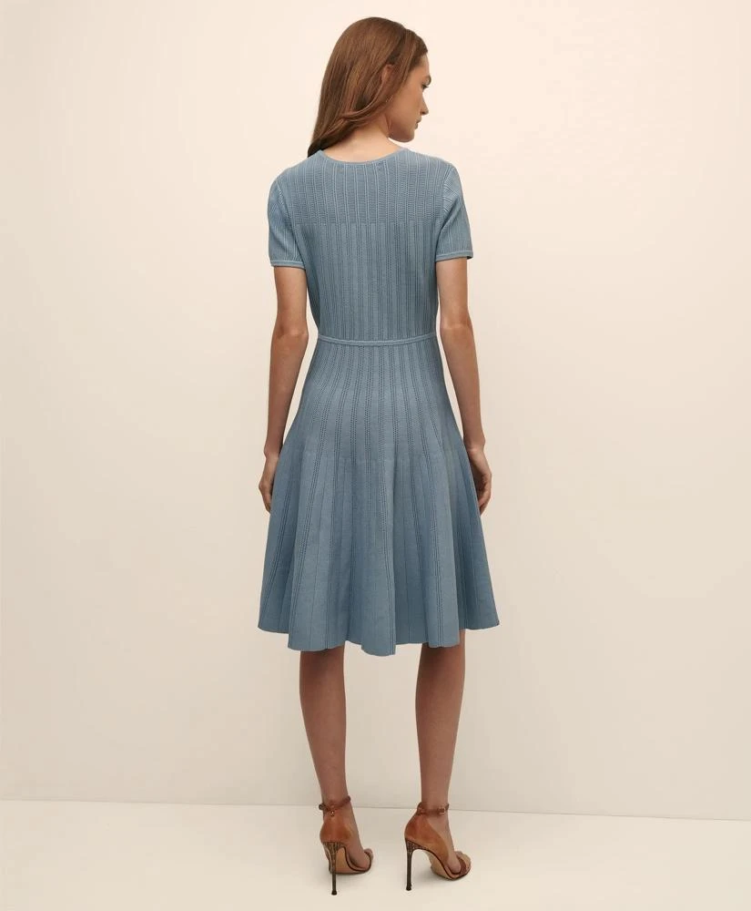 A-Line Pleated Short-Sleeve Sweater Dress  On Sale Now with Up to 32% Off  | Discover Exclusive Deals & Savings at BeyondStyle  Authentic Brooks  Brothers a-line pleated short-sleeve sweater dress|a-line|sweater|short- sleeve|dress|women|pleated with