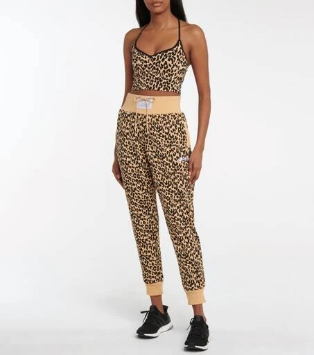 Adam Selman High-rise leopard-print sweatpants 2