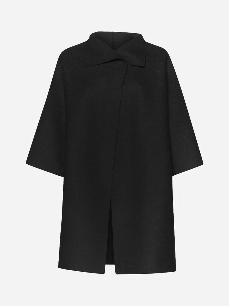 Harris Wharf London Wool kimono mantle 1
