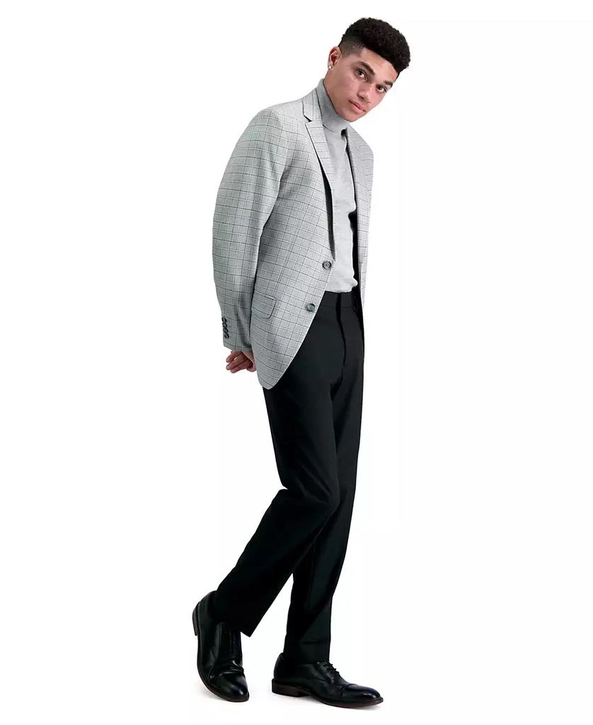 Kenneth Cole Men's Slim-Fit Shadow Check Dress Pants 1