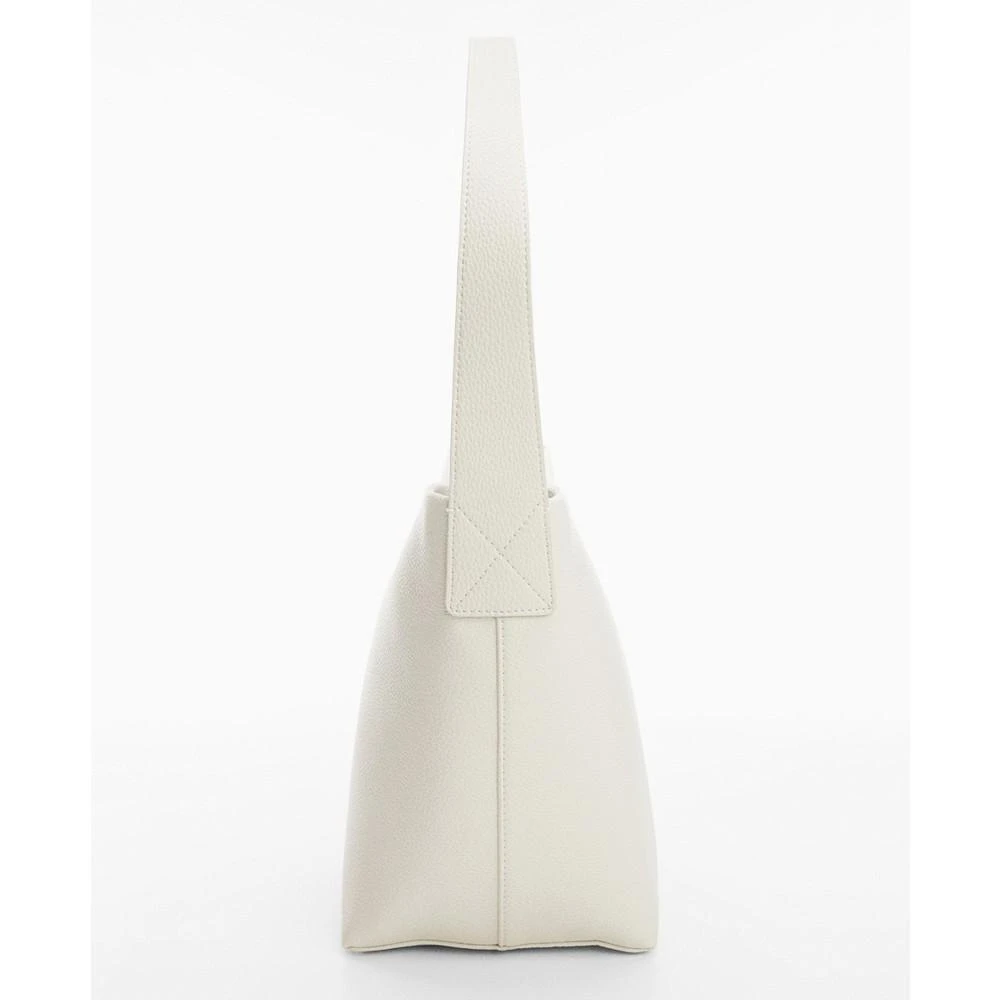 Mango Women's Leather Effect Bucket Bag 5