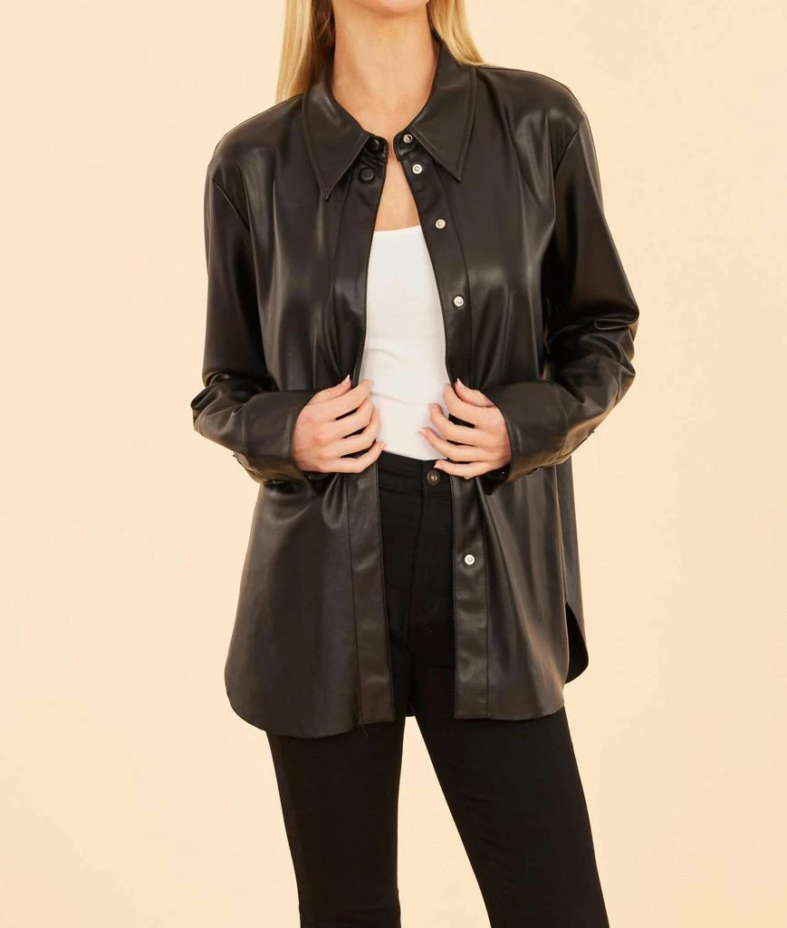 DOLCE CABO Dolce Cabo - Vegan Leather Shirt 2