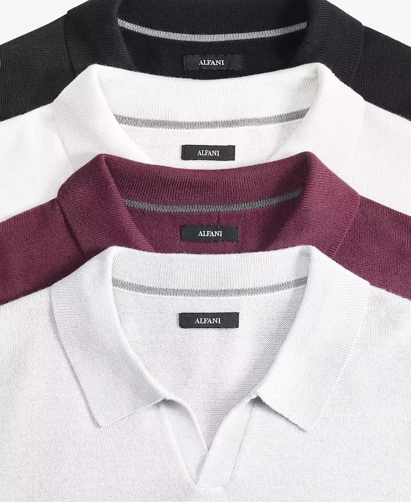 Alfani Men's Long-Sleeve Johnny Collar Merino Sweater, Created for Macy's 4