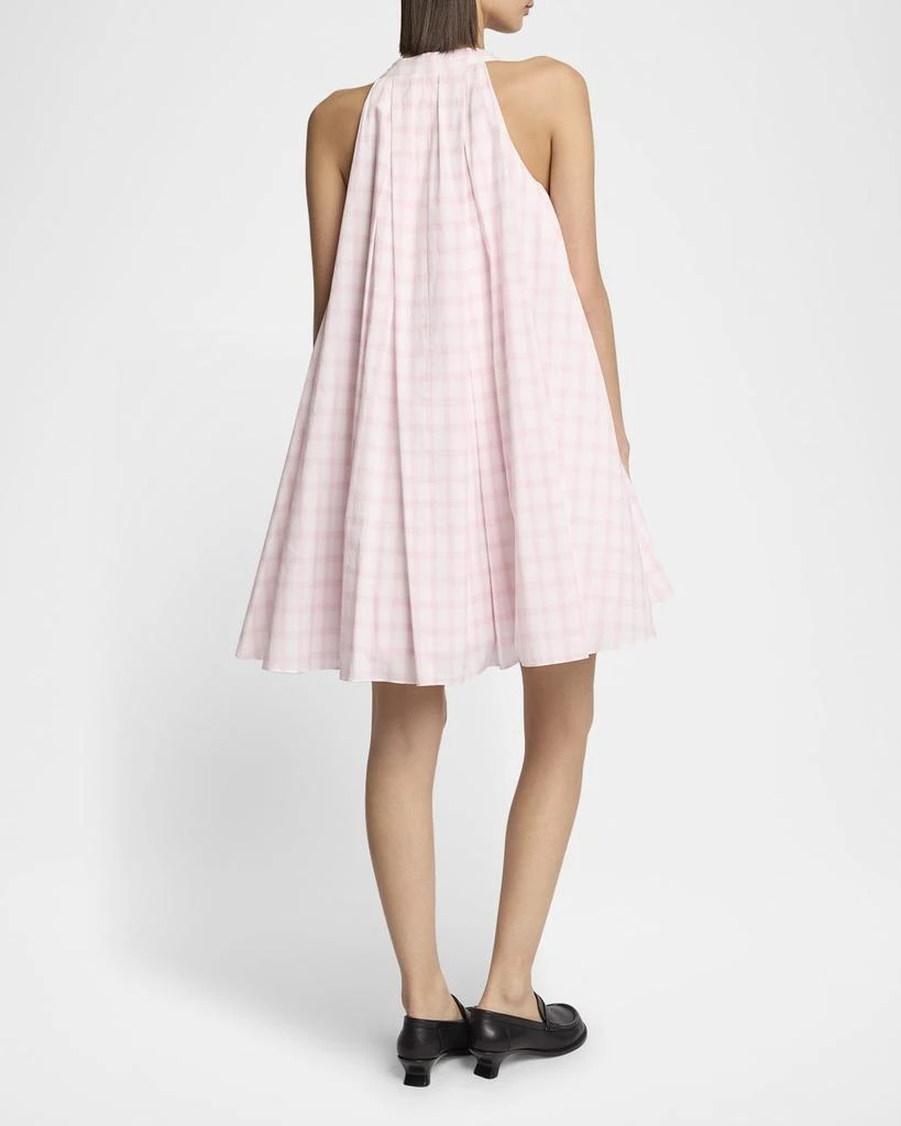 Loewe Plaid Trapeze Mini Dress 3