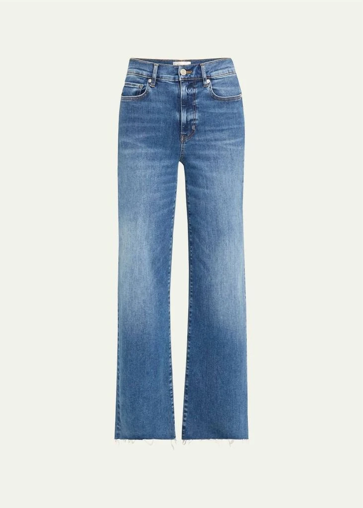 FRAME Frame - Le Slim Palazzo Fray Jeans 3