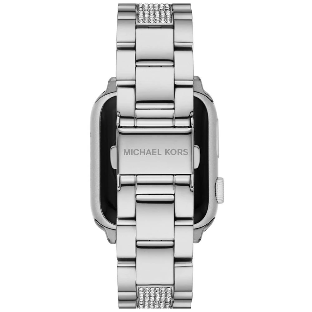 Michael Kors Women's Silver-Tone Stainless Steel Band for Apple Watch, Compatible with 38, 40, 41mm 4