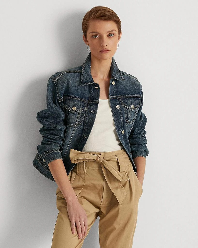 Lauren Ralph Lauren Denim Trucker Jacket 4