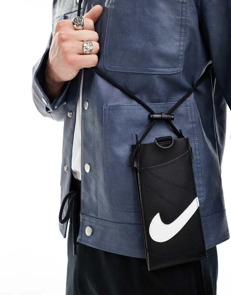 NIKE Nike Premium phone pouch crossbody bag in black 1