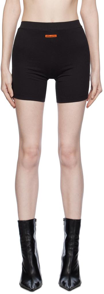 Heron Preston Black Printed Shorts