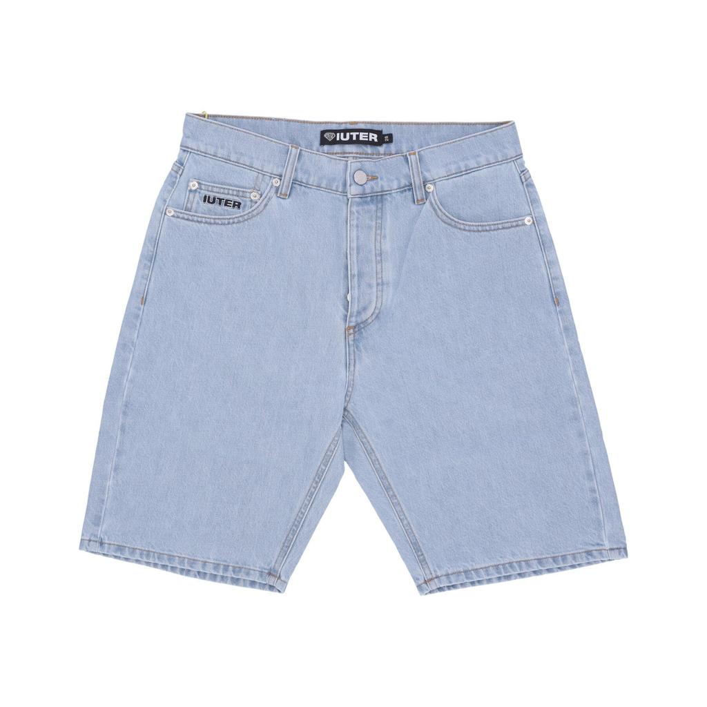 Iuter Men's Regular Denim Short Jeans Light Blue