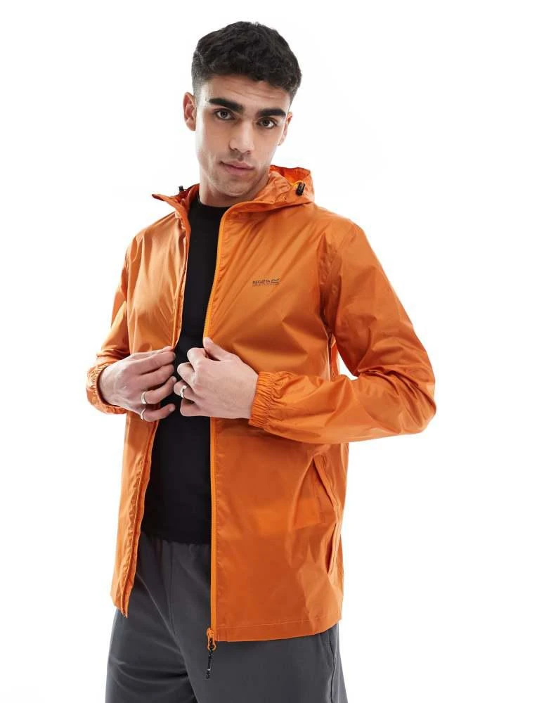 Regatta Regatta Men's Pack-It III Waterproof Jacket in Orange 1