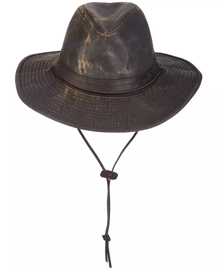 Dorfman Pacific Men's Weathered Big-Brim Safari Hat 1