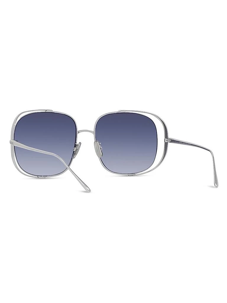 Loewe Signature 57MM Rectangular Sunglasses 4