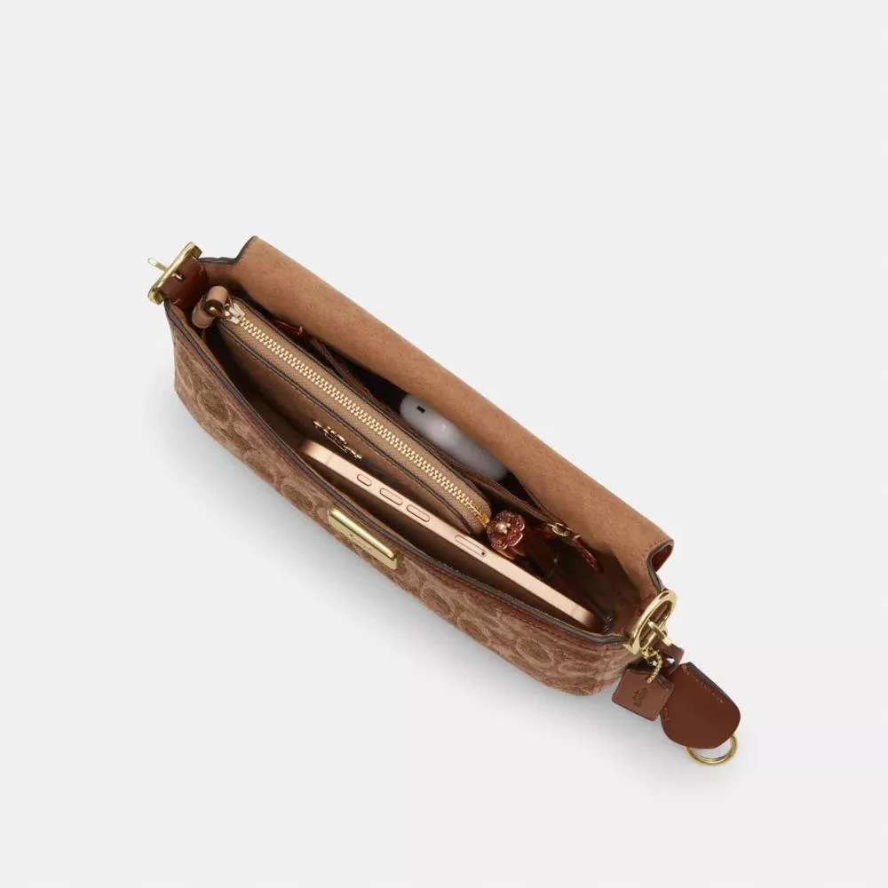 Coach Etta Small Flap Shoulder Bag In Signature Chenille 6