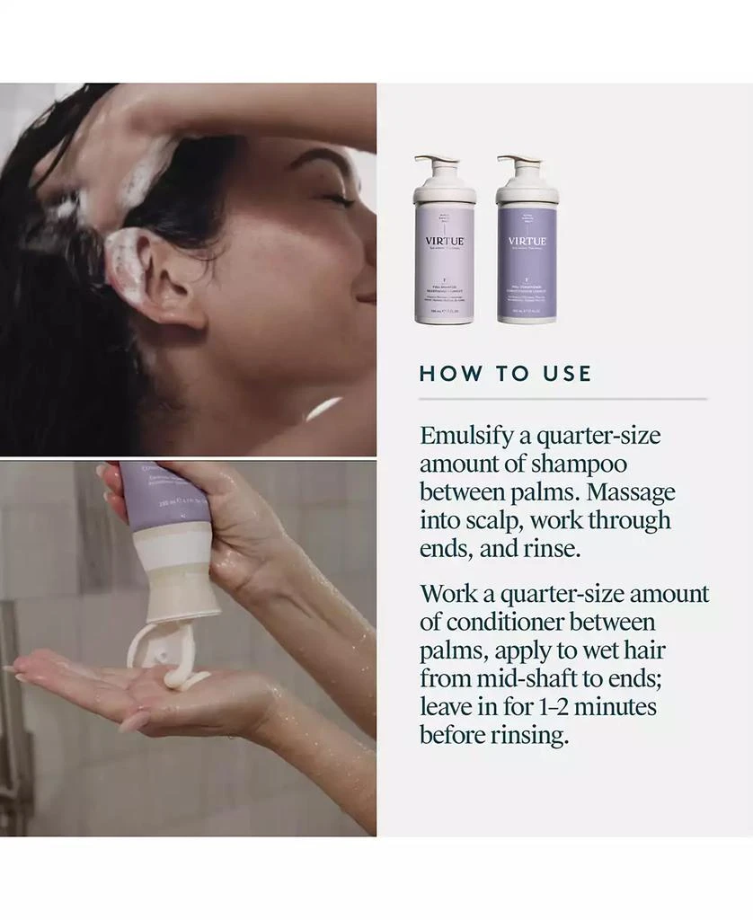 VIRTUE 2-Pc. Jumbo-Size Full Shampoo & Conditioner Set 4