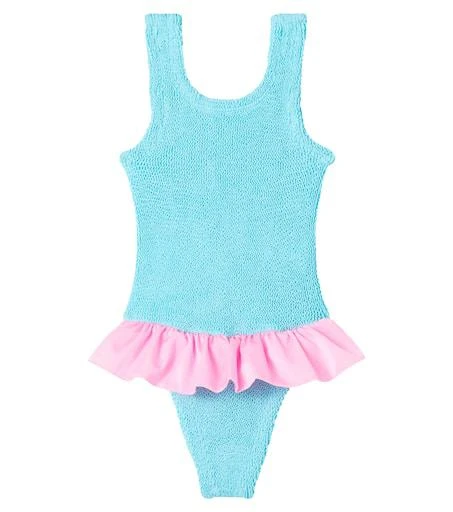 Hunza G Kids Baby Denise ruffled swimsuit 1