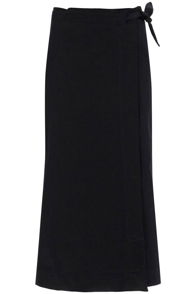 【送料&関税込】Ganni Long Wrap Skirt With Pockets GANNI LONG WRAP SKIRT WITH POCKETS | netdressed | REVERSIBLE