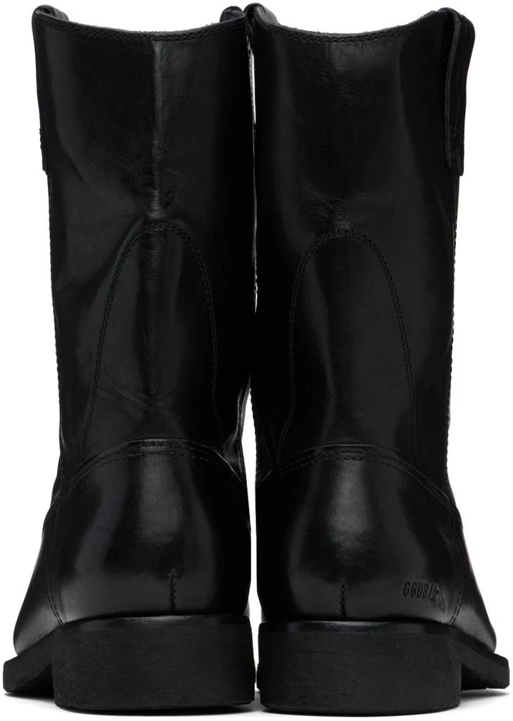 Golden Goose Black Biker Boots 2