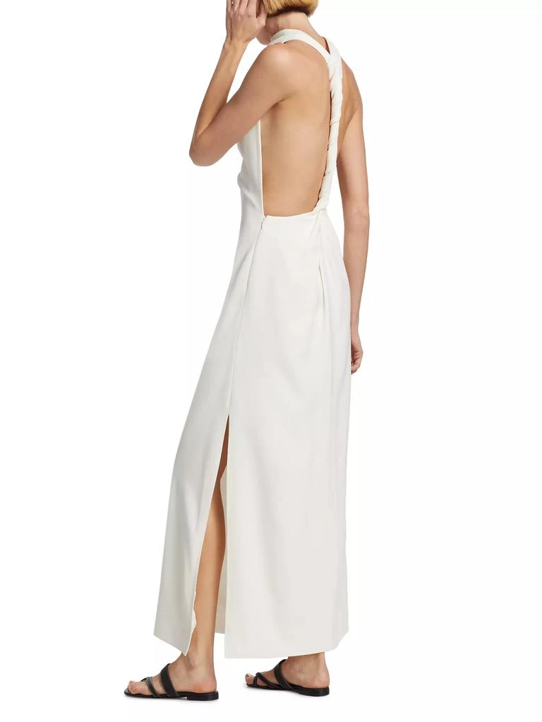 Proenza Schouler Selena Twist Back Crepe Dress 2