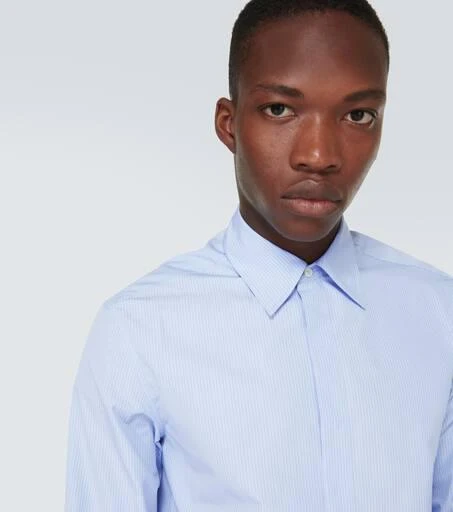 Jil Sander Pinstriped cotton shirt 5