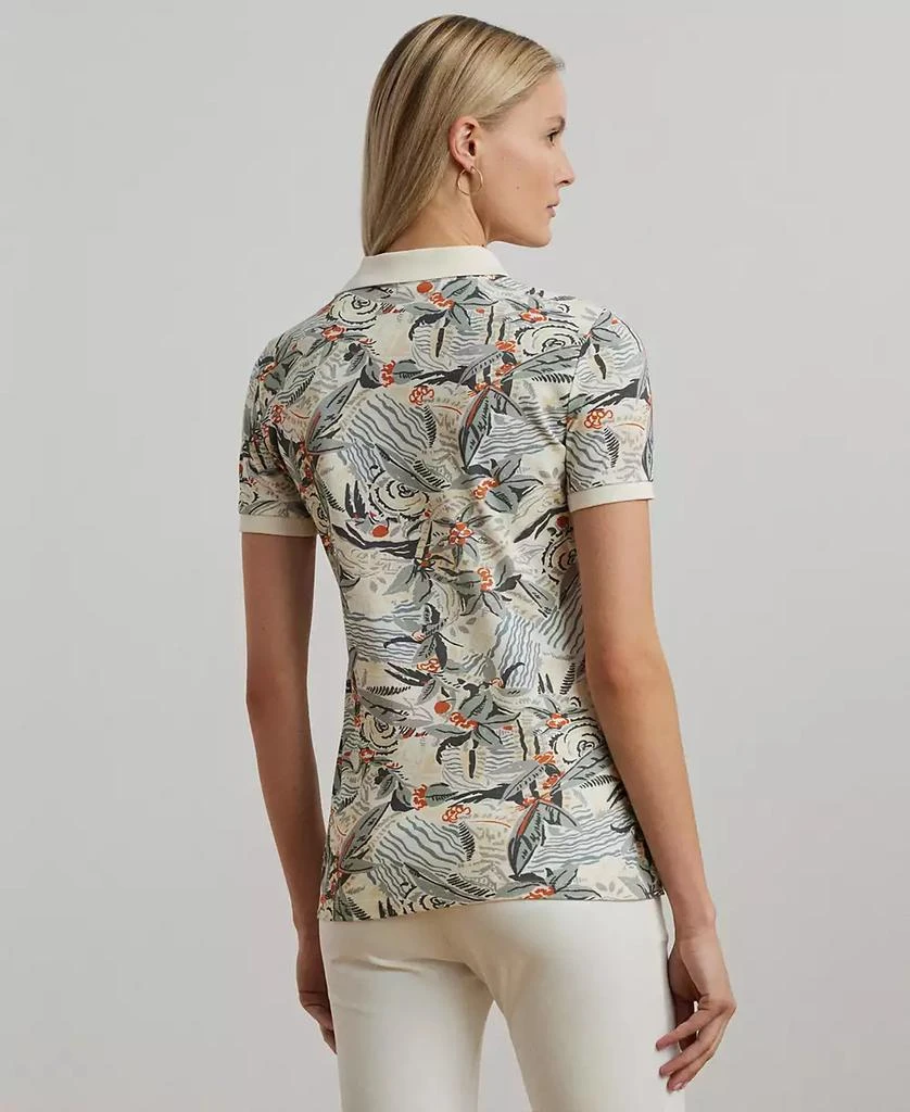Ralph Lauren Women's Print Stretch Piqué Polo Shirt 2