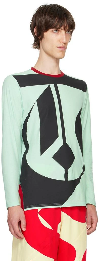 Stefan Cooke Green Gothic Font T-shirt 2