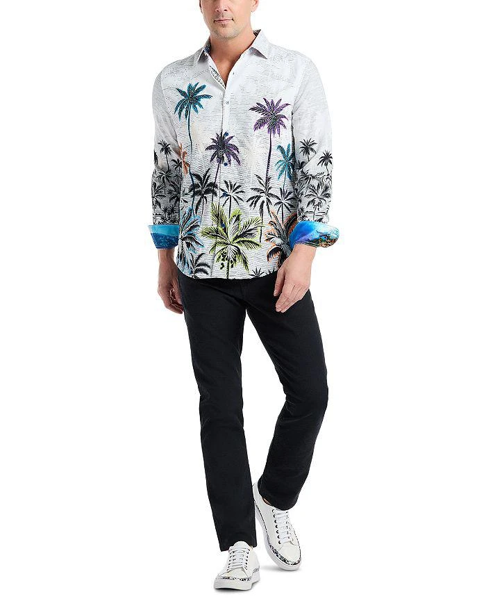 Robert Graham Palm Woven Long Sleeve Shirt - Shirts - Free Shipping -  BeyondStyle