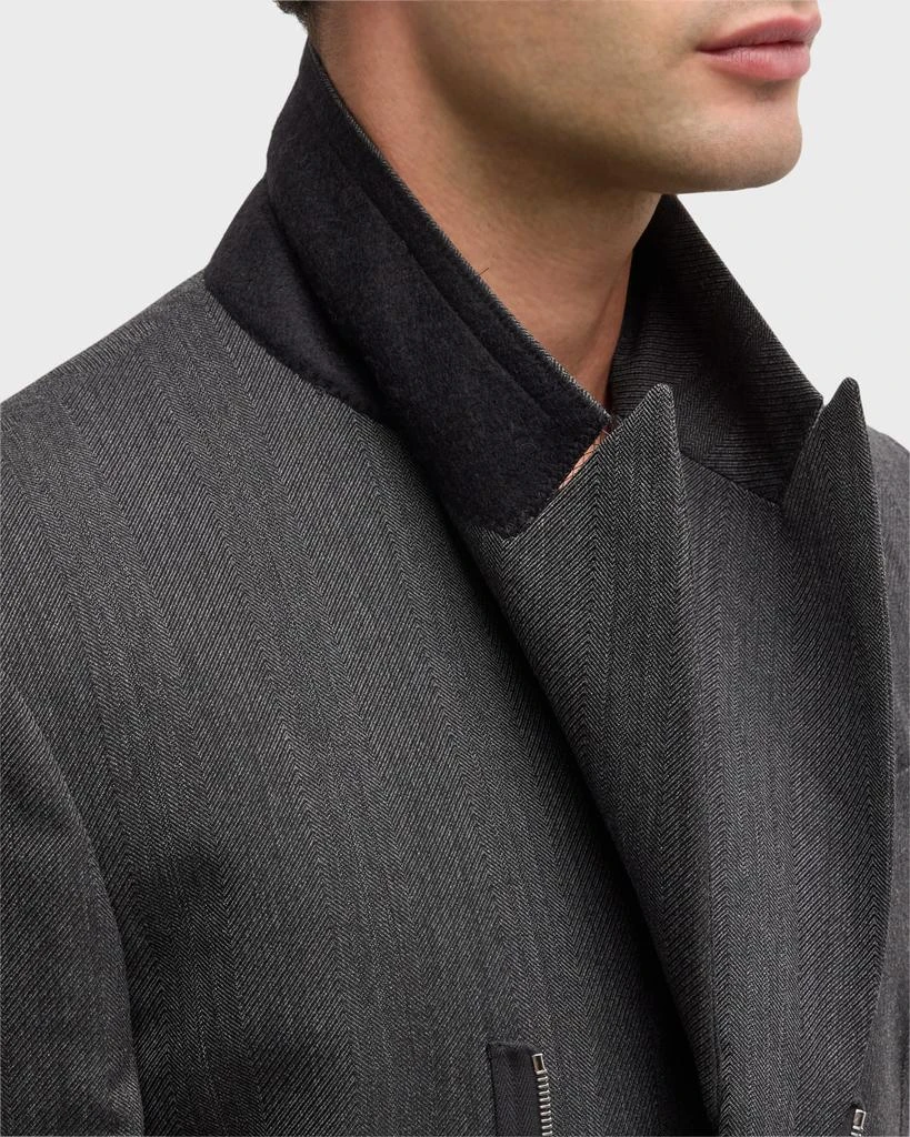 Burberry Men's Tailored Zip Sport Coat 8