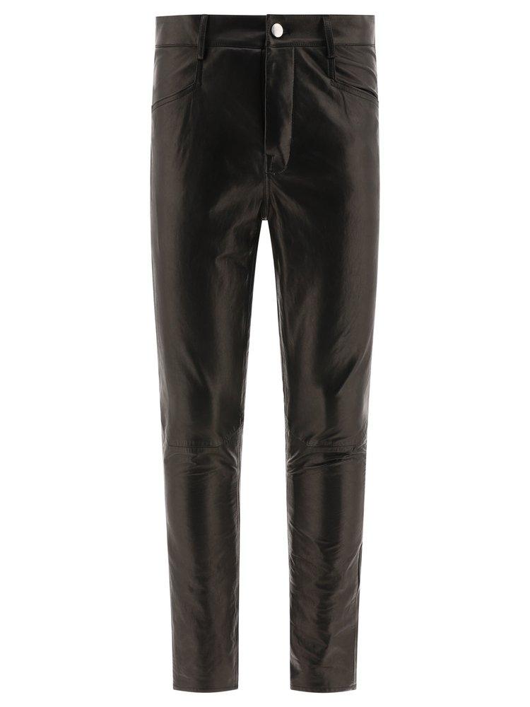 Rick Owens Rick Owens Tyrone Straight-Leg Leather Trousers