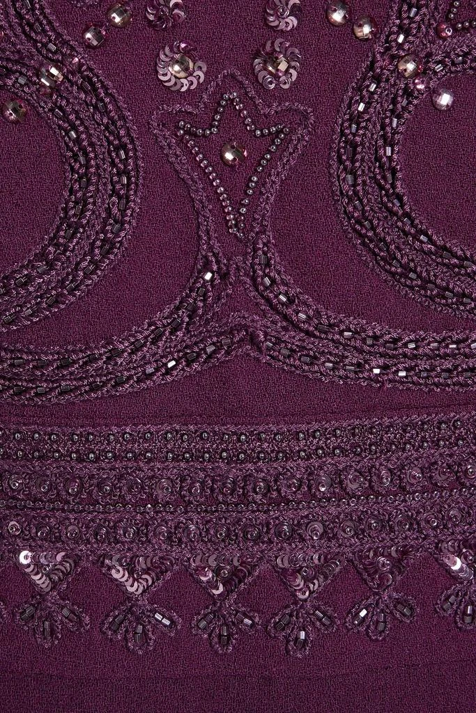 Zuhair Murad Embellished wool-crepe midi dress 4