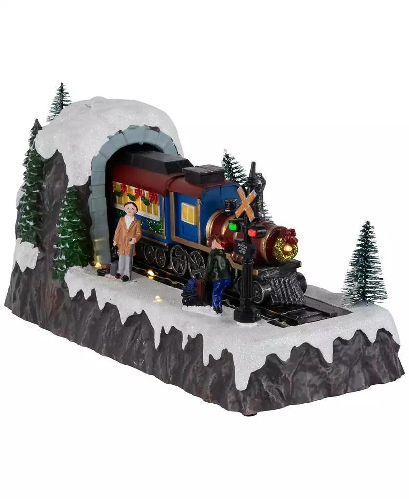 Northlight Lighted and Musical Christmas Village Train Display 20.25" 3