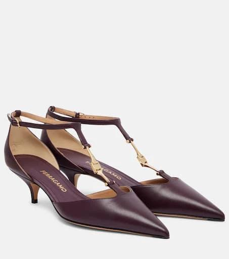 Salvatore Ferragamo Traci 40 leather pumps 1
