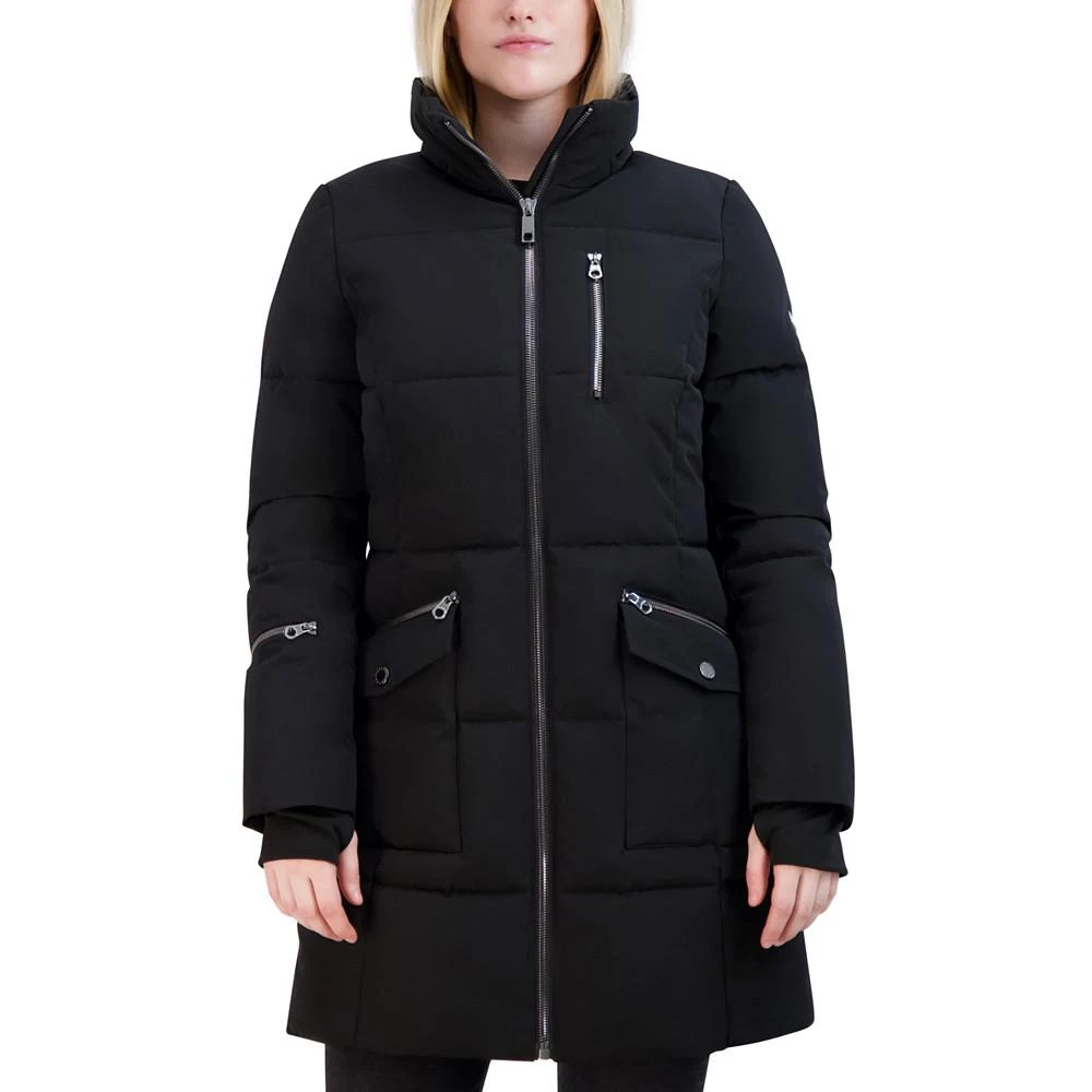 Nautica Women's Faux-Fur-Trim Hooded Puffer Coat 5