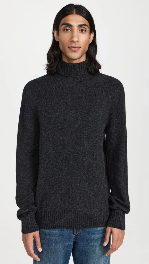 Officine Generale Seamless Turtleneck Wool Sweater 6