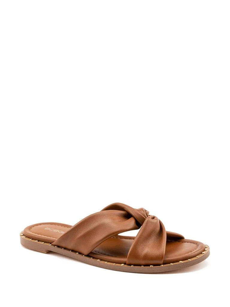 BCBG Zexanna Womens Open Toe Studded Slides 6