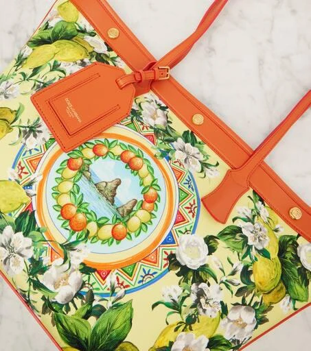 Dolce
Gabbana Taormina Large printed canvas shopper 6