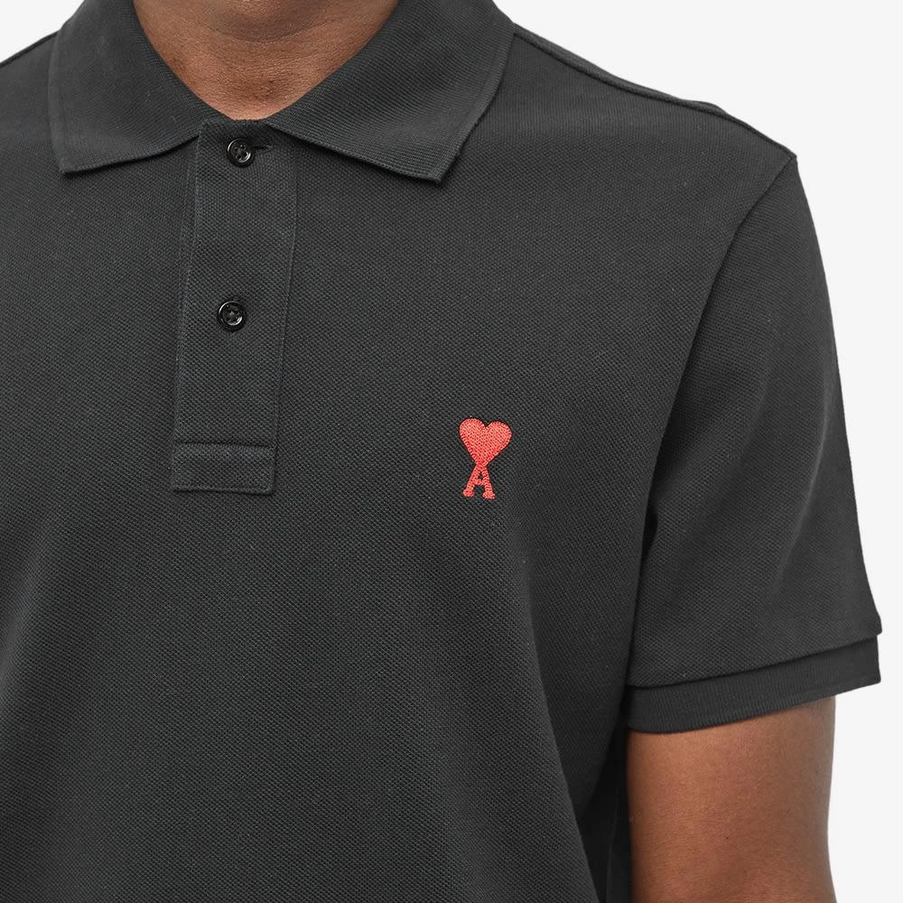 AMI AMI A Heart Logo Polo 5