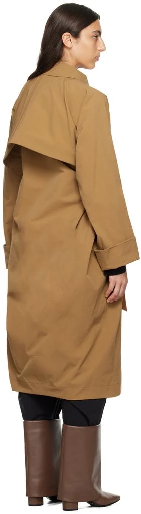 ISSEY MIYAKE Brown Canopy Coat 3