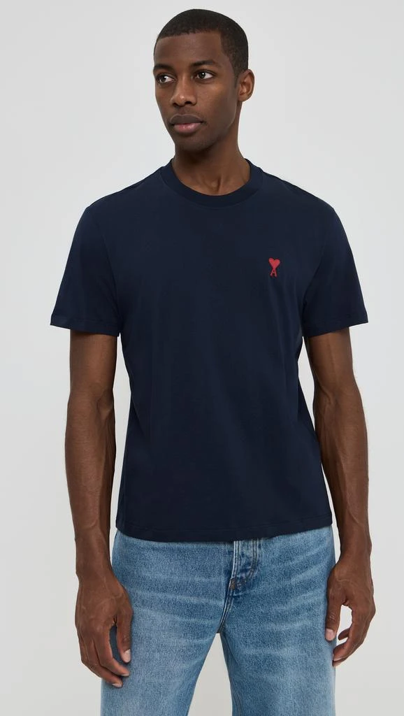 AMI ADC Classic Fit Red Logo Tee 6